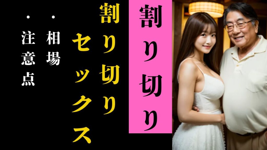 割り切りでセックスの相場や注意点を徹底解説