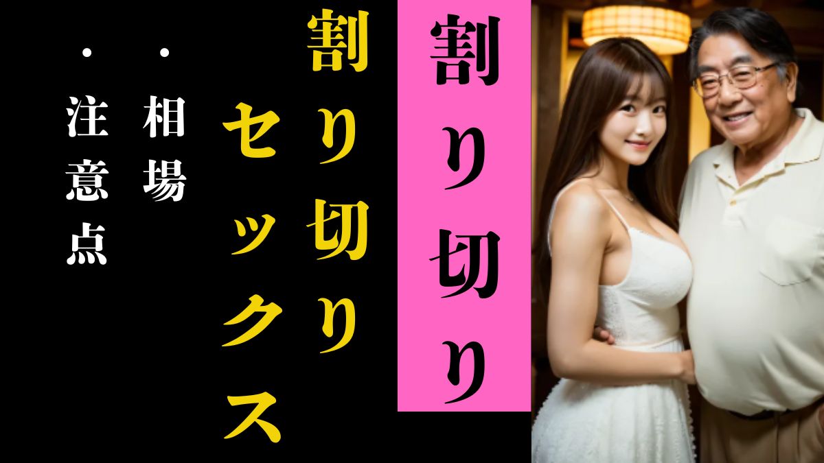 割り切りでセックスの相場や注意点を徹底解説