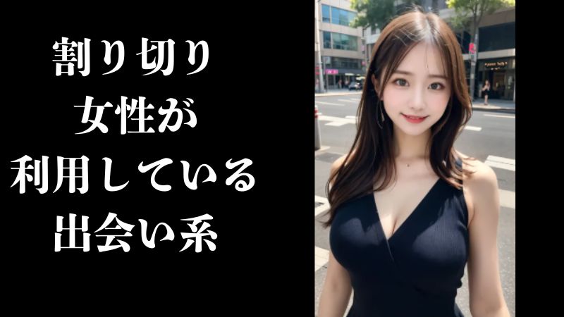 割り切り女性が利用している出会い系